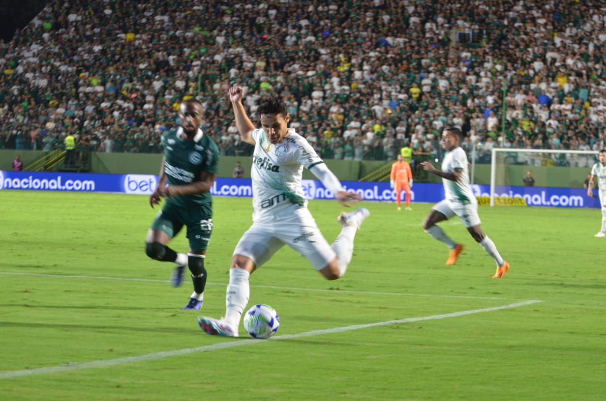 Diante de sua torcida, o Esmeraldino foi goleado pelo Palmeiras por 5 a 0 (Foto: Afonso Cardoso)
