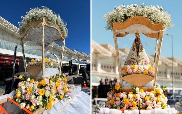 7ª edição do maior evento Mariano da igreja católica recebe imagem de Nossa Senhora de Nazaré no Goiânia Arena | Foto: Divulgação/ PASCOM Assunção