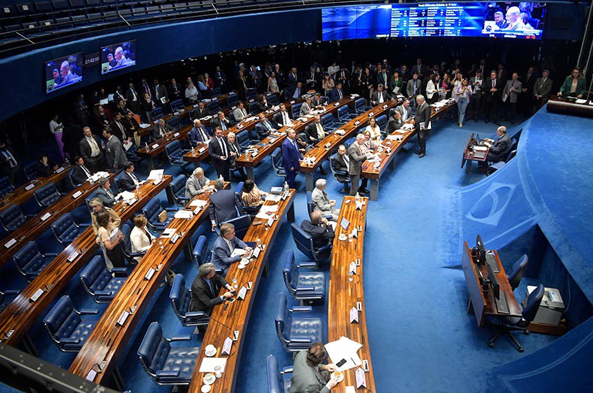 A regulamentação de casas de apostas foi tema de debates no Plenário do Senado. | Foto: Senado