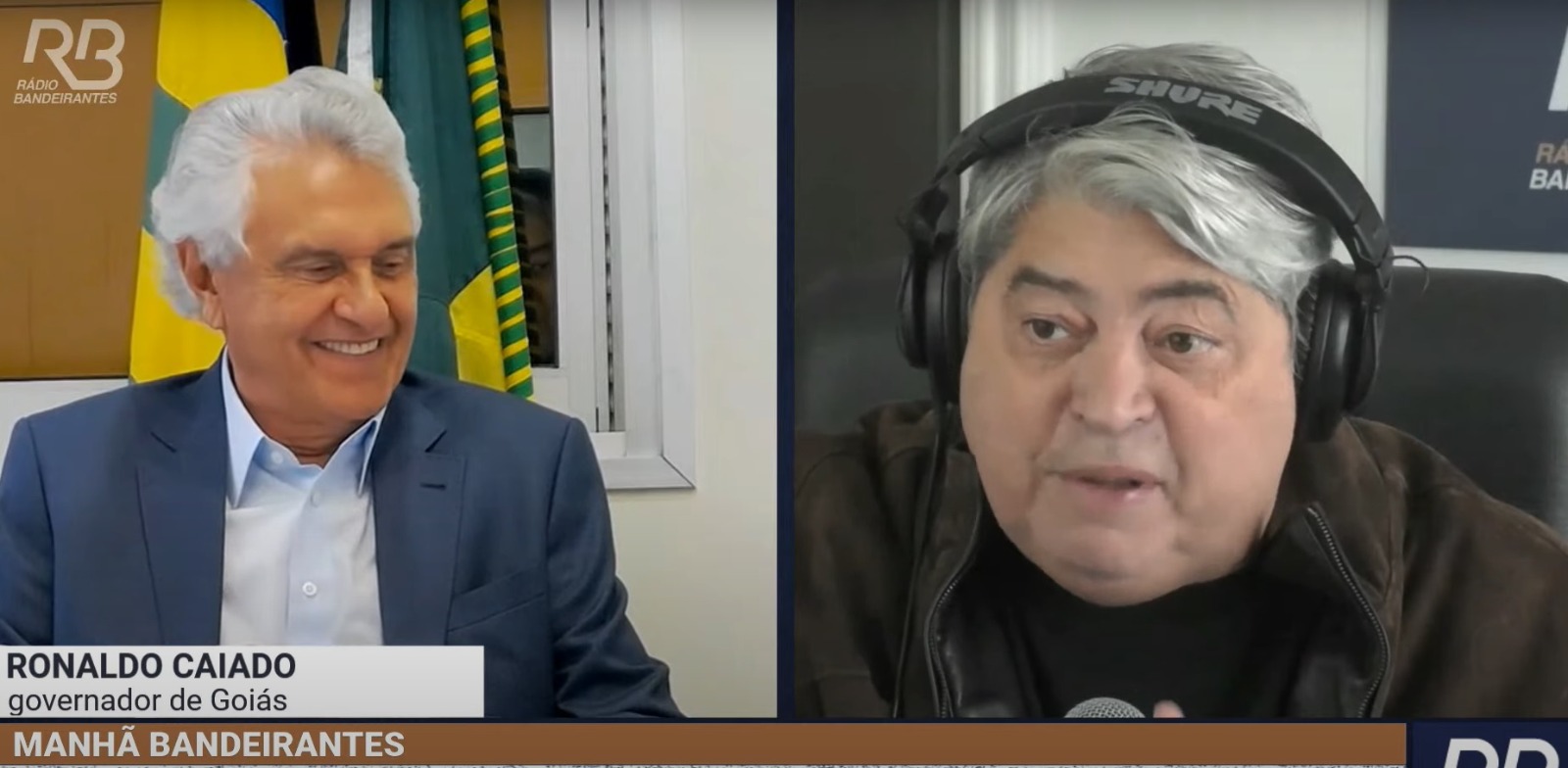 Governador foi entrevistado pelas rádios Jovem Pan e Bandeirantes nesta quinta-feira (1º/06) e repercutiu participação em CPI do MST, instalada na Câmara Federal | Foto: Secom