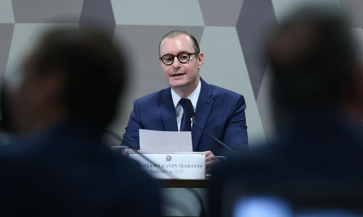 Brasília (DF) 21/06/2023  Advogado, Cristiano Zanin; Durante sabatina para  indicado do cargo de ministro do Supremo Tribunal Federal (STF). Foto Lula Marques/ Agência Brasil.