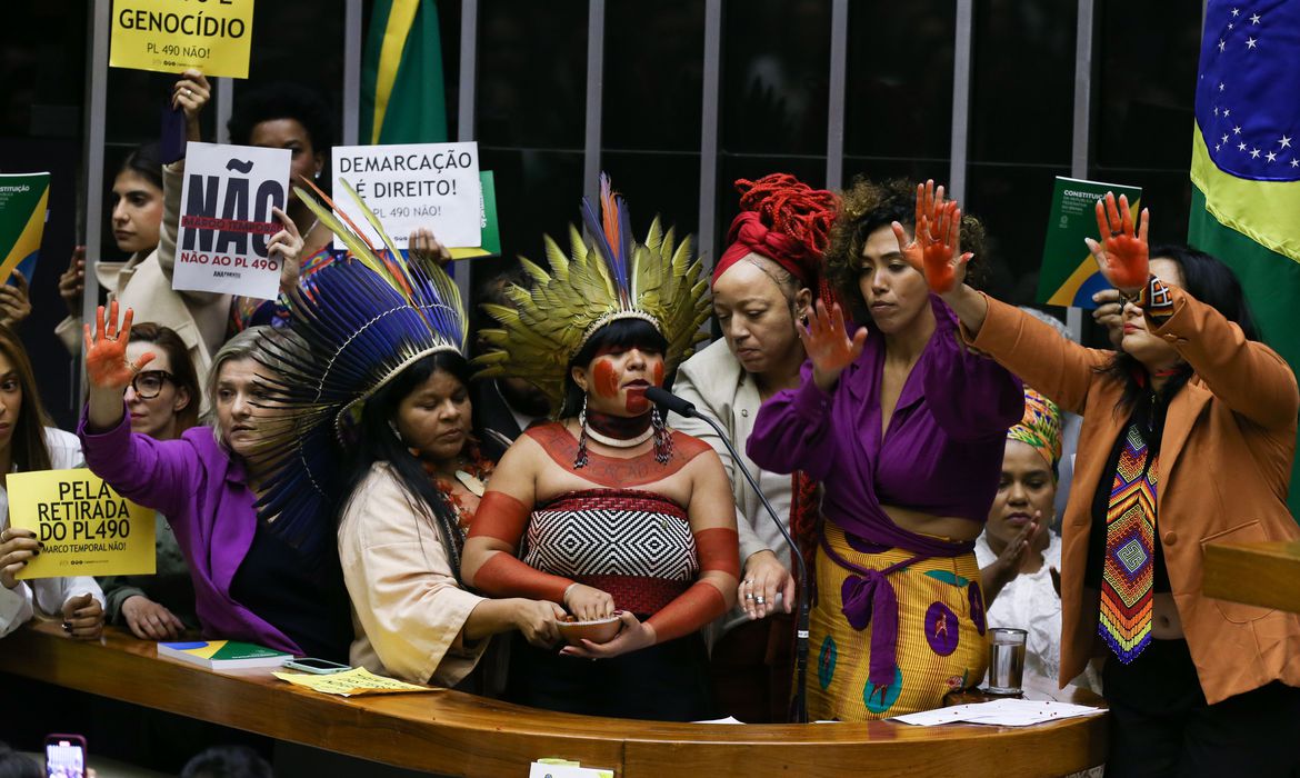 Brasília (DF) 30/05/2023 Votação do Marco temporal na câmara dos Deputados. Foto Lula Marques/ Agência Brasil.