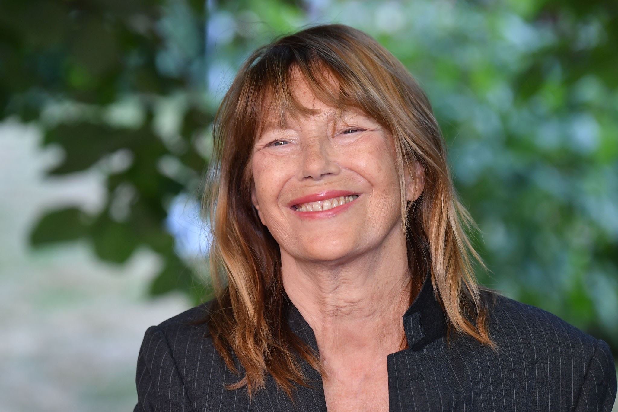 ANGOULEME, FRANCE - AUGUST 27: Jane Birkin attends "Jane by Charlotte" Photocall during the 14th Angouleme French-Speaking Film Festival - Day Four on August 27, 2021 in Angouleme, France. (Photo by Stephane Cardinale - Corbis/Corbis via Getty Images)