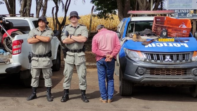 O acusado confessou o crime que ocorreu na região rural de Leopoldo de Bulhões | Foto: PMGO