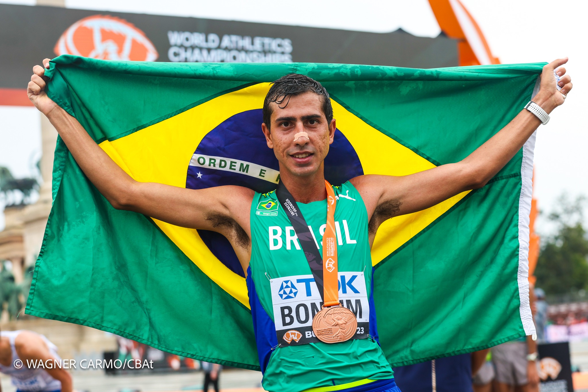 A marcha atlética, com o bronze de Caio Bonfim nos 20 km foi o destaque do grupo de provas do atletismo (Foto: Wagner Carmo/CBAt)