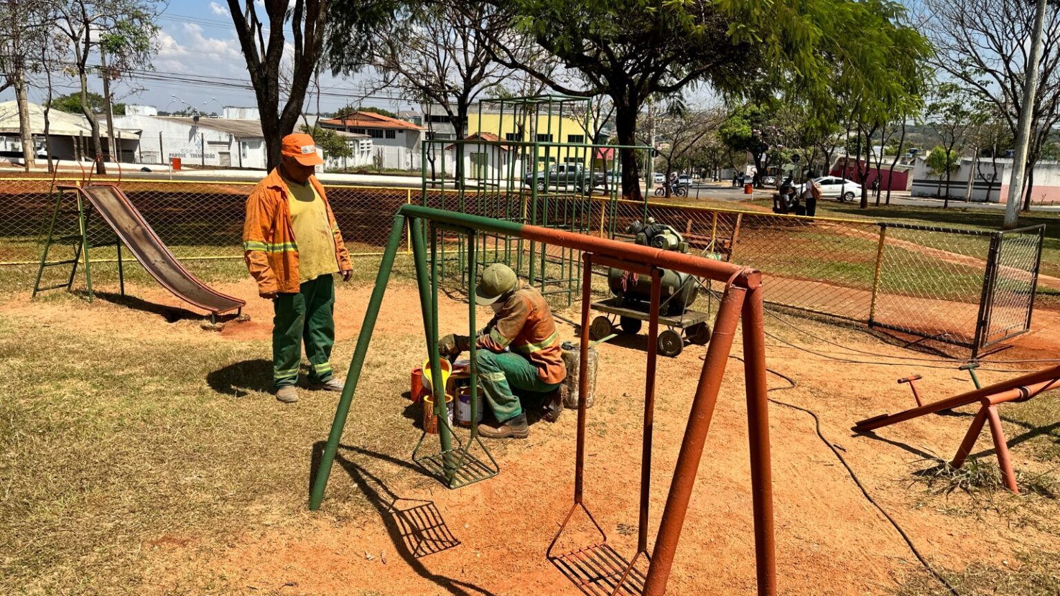 Dentre as ações programadas estão pintura de meio-fio, poda de árvores e de grama, além do reforço na remoção de entulhos, nas coletas seletiva e orgânica e no serviço Cata-treco. | Foto: Secom