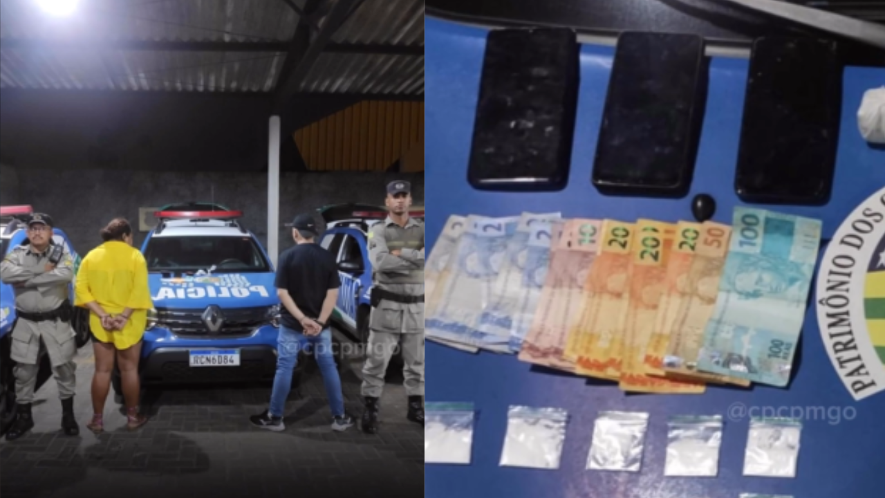 Denúncia anônima leva à prisão de suspeitos e apreensão de droga e dinheiro ilícito na madrugada de domingo