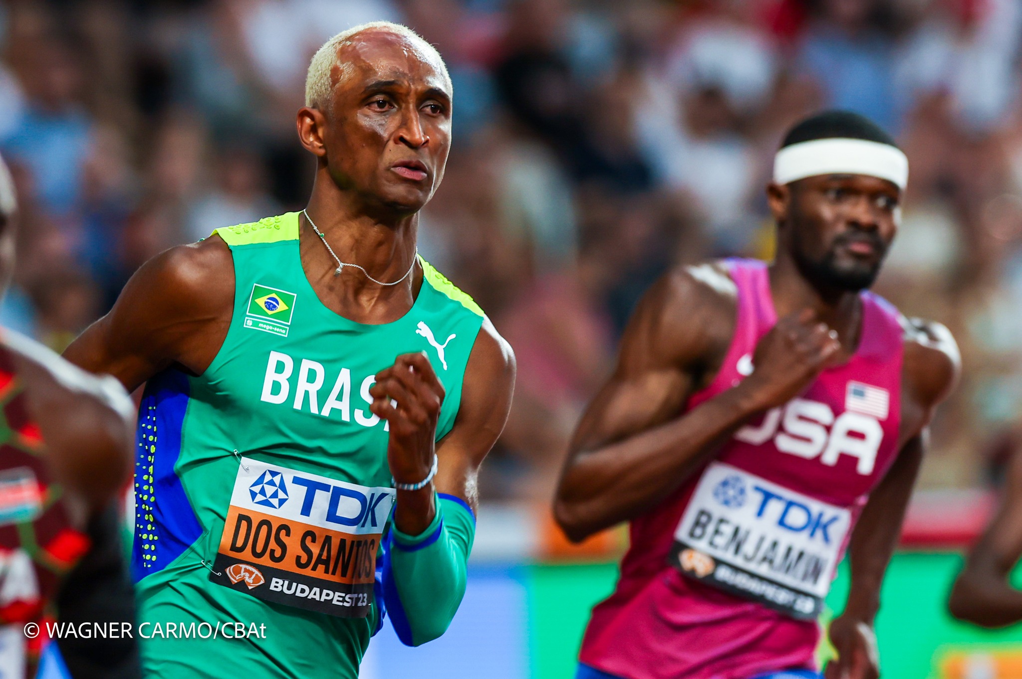 Como Alison dos Santos está qualificado para duas provas (400 m e 400m com barreiras), o país tem 63 vagas para o evento (Foto: Wagner Carmo/CBAt)