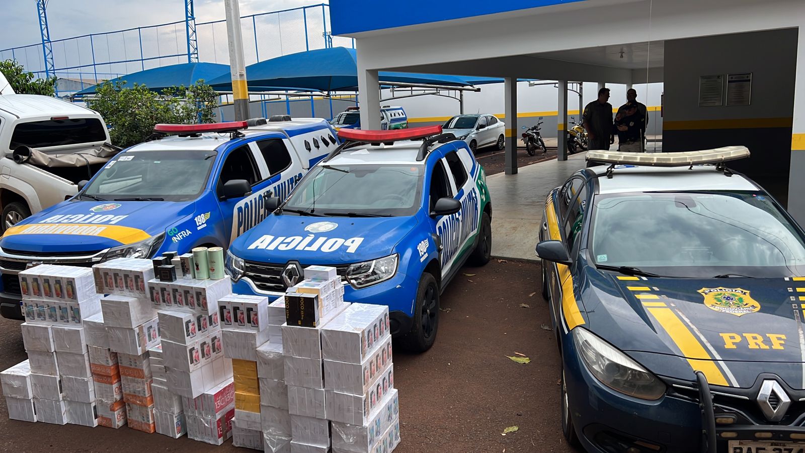 O carregamento foi avaliado em cerca de R$1 milhão | Foto: PRF