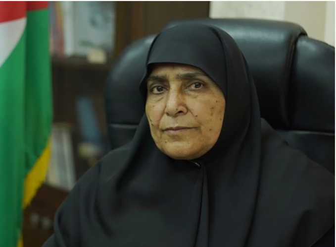 Shanti, tinha 68 anos, e foi fundadora do movimento de mulheres do Hamas e era casada com Abdel Aziz al-Rantisi, fundador e líder do Hamas, morto em 2004 | Foto: Reprodução