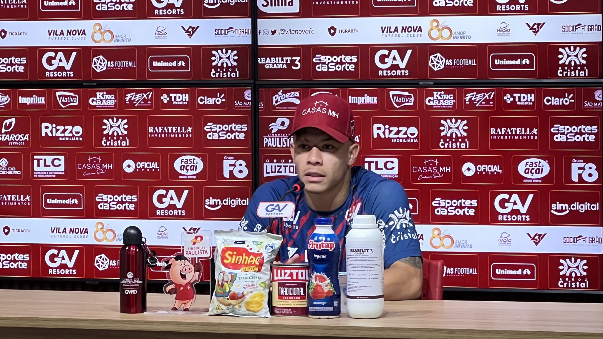 Caio Dantas acredita que mesmo fora de casa o Vila tem chances de conquistar os três pontos (Reprodução/ Vila Nova)