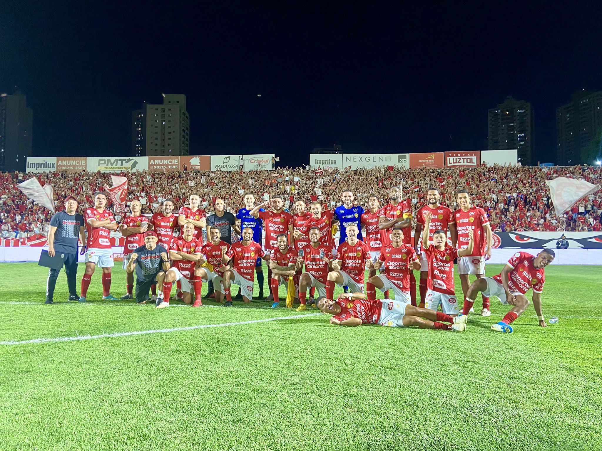 Equipe chegou a liderar a competição, mas terminou em oitavo lugar (Divulgação/ Vila Nova)