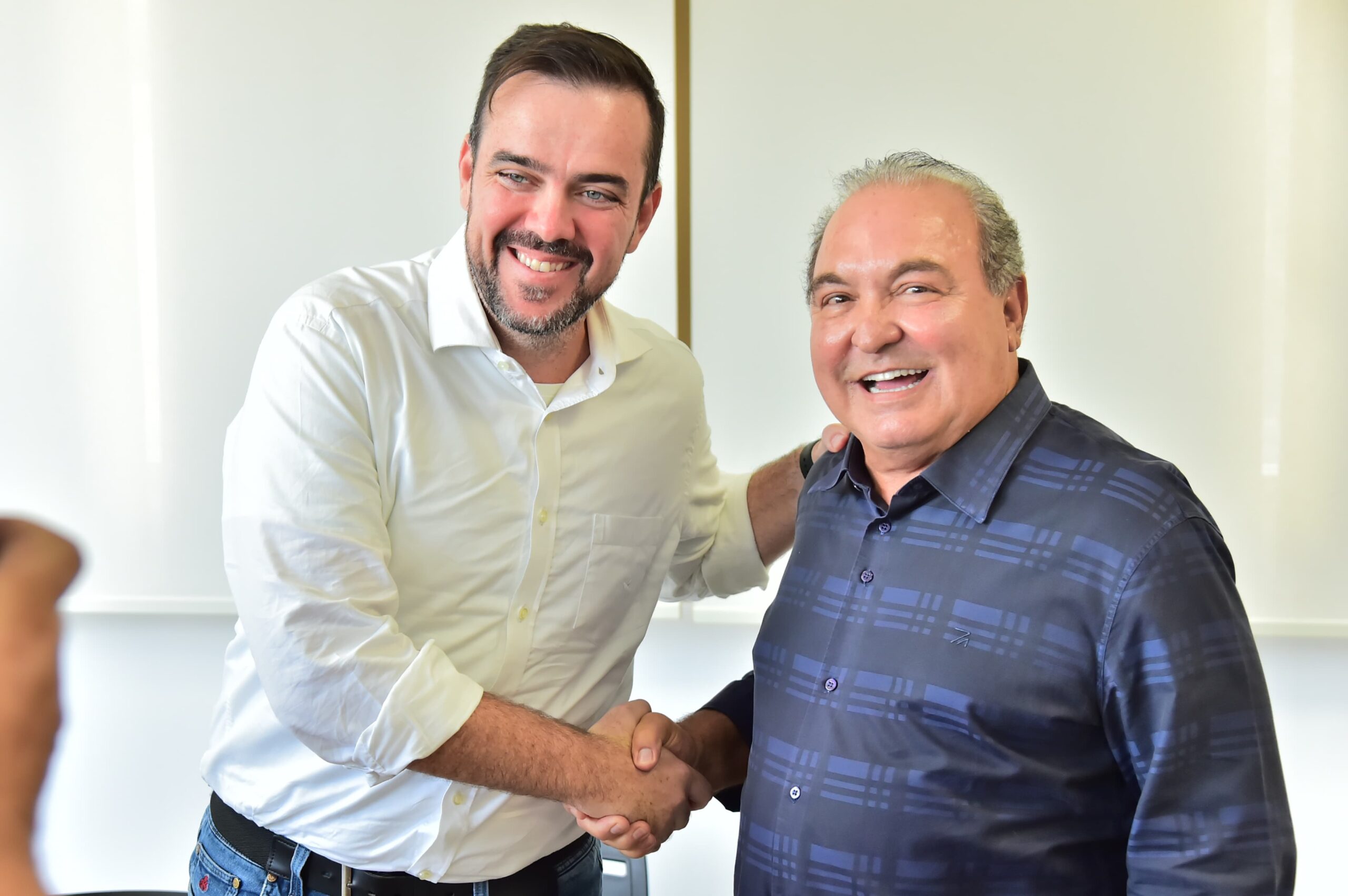 Em coletiva de imprensa na terça-feira (30), Mendanha afirmou que sua decisão é pessoal e que não passou por intermediação do governador de Goiás | Foto: Rodrigo Estrela