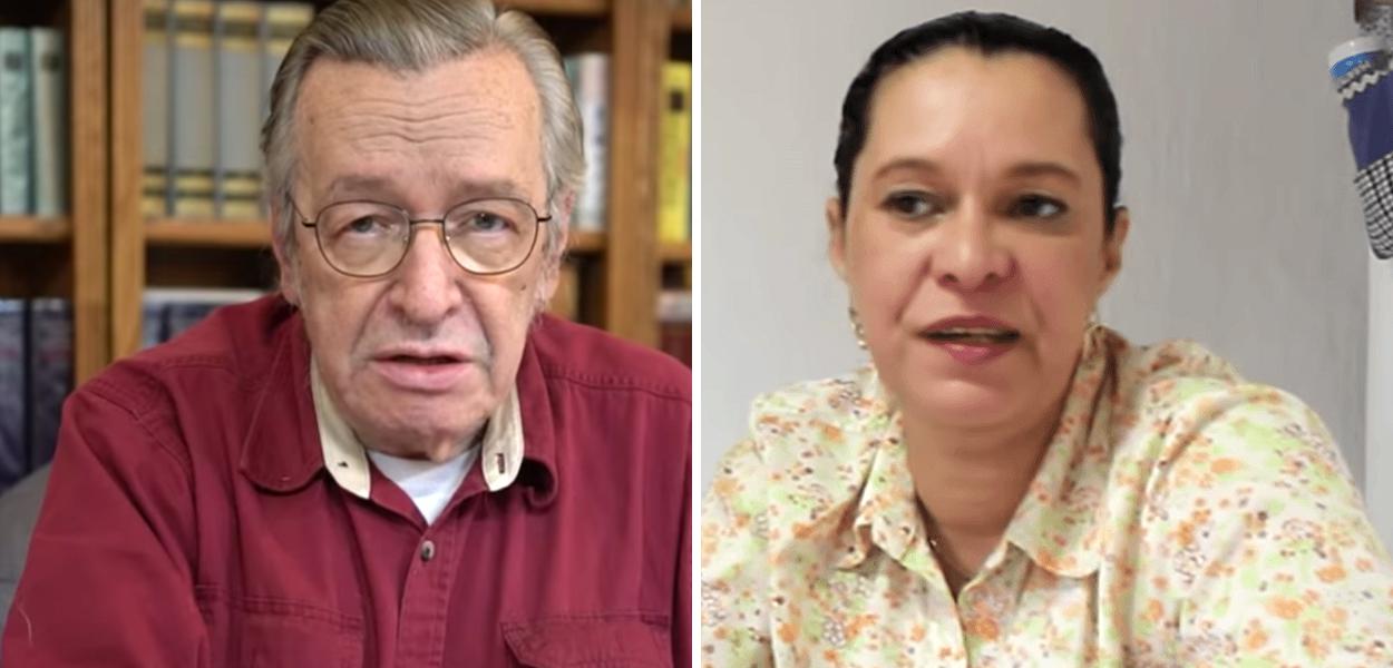 Filha esquerdista de Olavo diz que pai apontou arma para os filhos