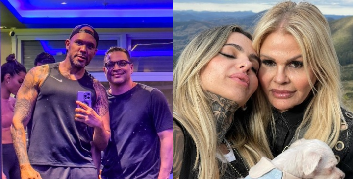 Pastor Marcos Gladstone e marido; Monique Evans e Cacá Werneck. | Reprodução/Instagram