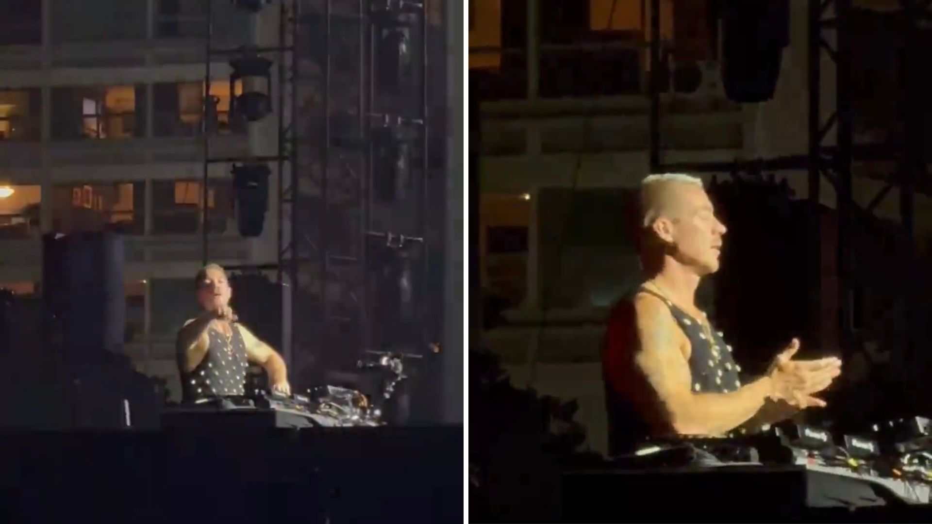 O DJ americano Diplo, que começou às 20h15 o seu número de abertura para Madonna, mostrou todo o seu amor à cidade.