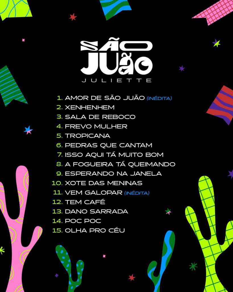 Juliette lança projeto em homenagem as festas de São João