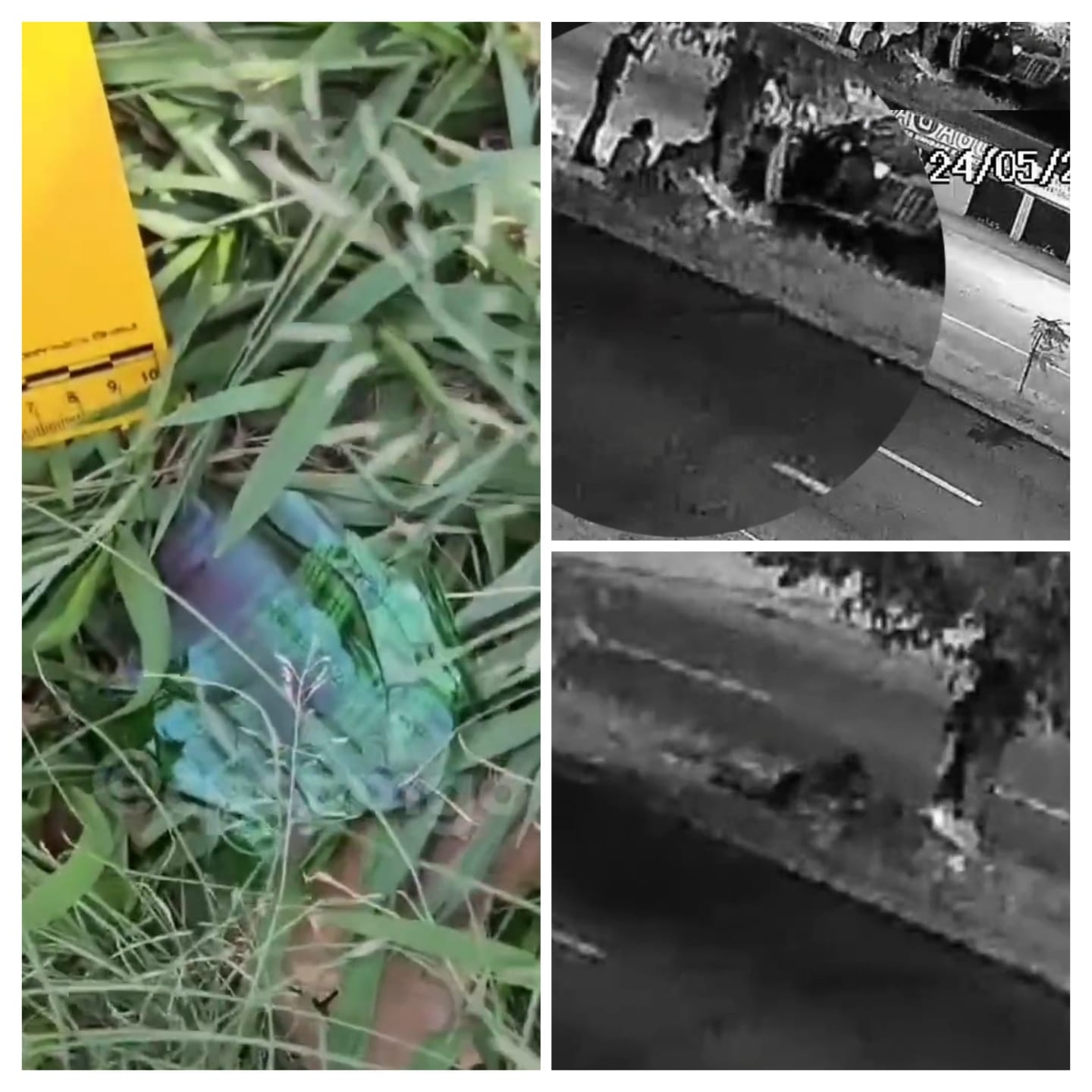 Conforme informações da PM, o casal de moradores de rua, o suspeito de 30 anos e a idosa de aproximadamente 60 anos, foi abordado pelos policiais no canteiro central I Foto: Divulgação/PMGO