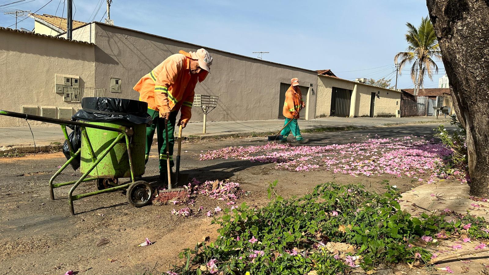 Serviço diário é executado pela Comurg nas praças, ruas e avenidas, e conta com 1.613 colaboradores com vassouras. | Foto: Divulgação
