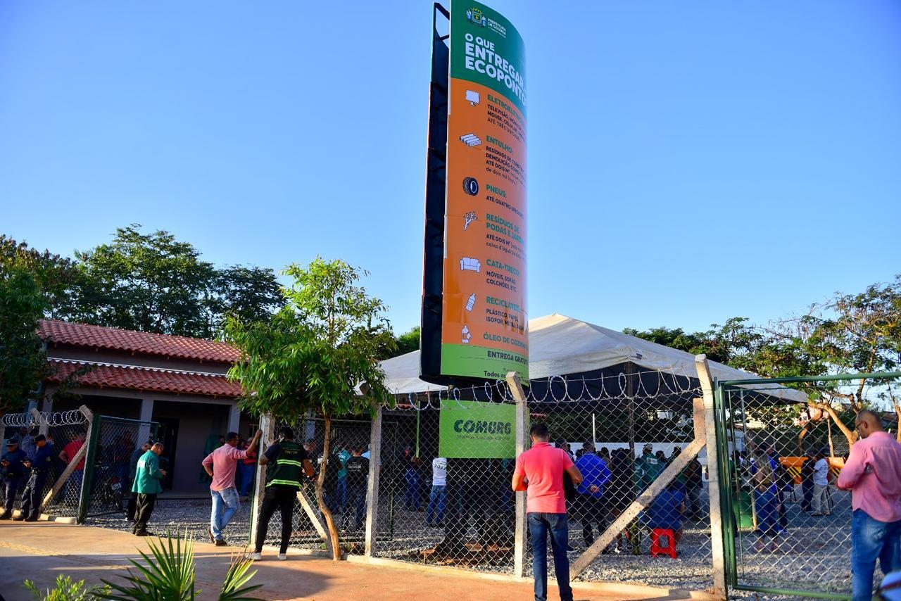 Estrutura conta com escritório e cinco baias cobertas, para descarte de pneus e recicláveis | Foto: Jucimar de Sousa