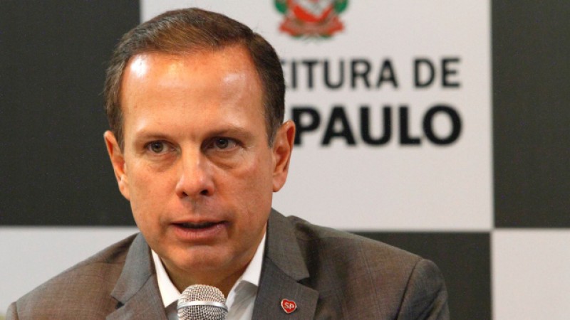 Assessoria de João Doria afirmou que é falso o vídeo que circula nas redes sociais (Foto: Reprodução)