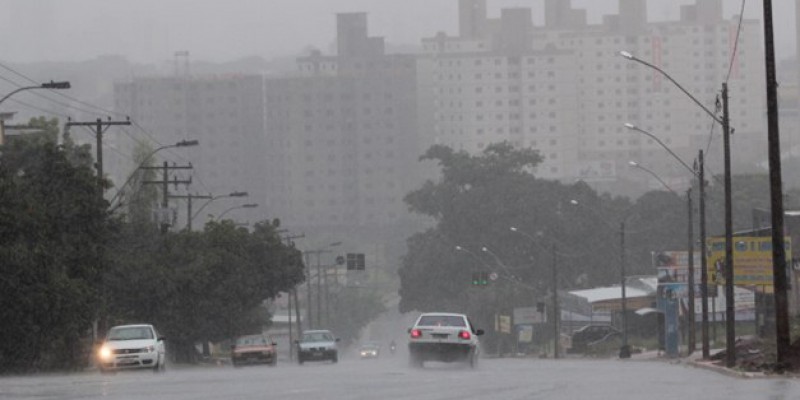 Em Goiânia, céu nublado e pancadas de chuva, mínima de 20ºC, máxima de 24ºC (Foto: Divulgação) 