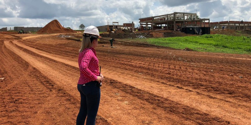 Alunos desenvolvem pesquisa científica em canteiro de obra (Foto: Divulgação) 