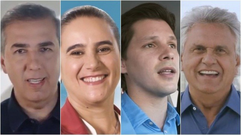 Governadoriáveis cumprem intensa agenda de campanha nesta terça-feira (Foto: Montagem)