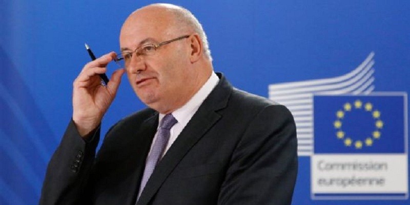 Phil Hogan, comissário europeu de Agricultura. (Foto: Olivier Hoslet/ EPA)