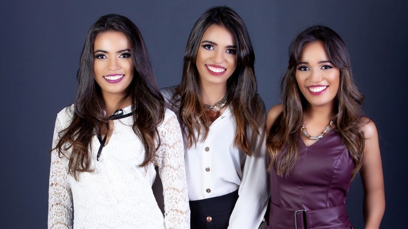 Grupo As Moreninhas é formado pelas irmãs Ester,Raquel e Sara (Foto: Divulgação)