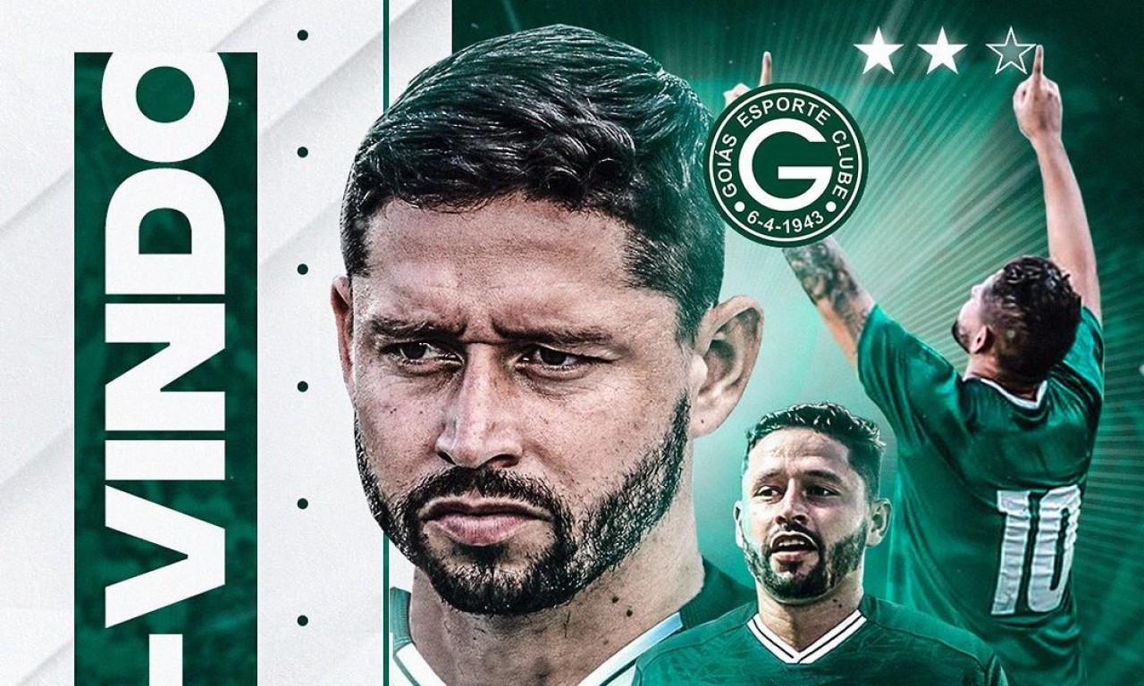 Jogador conquistou com o Cuiabá o acesso para a Série A, em 2020 e já está em Goiânia para assinar contrato | foto: Comunicação Goiás