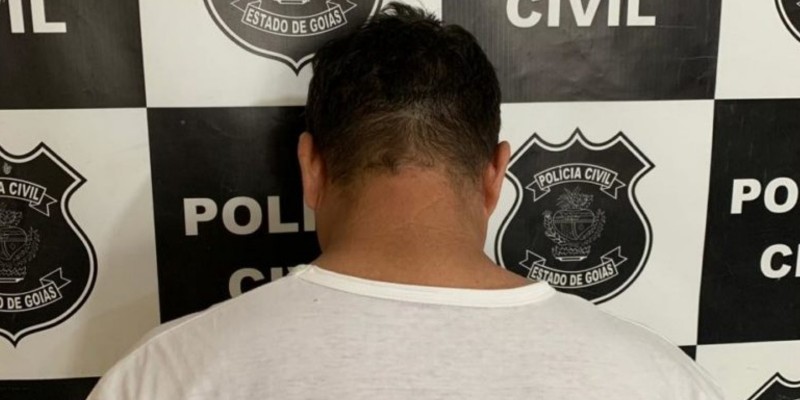 Polícia Civil prende homem suspeito de estuprar duas crianças de 7 anos, em Valparaíso de Goiás (Foto: Divulgação/PC) 