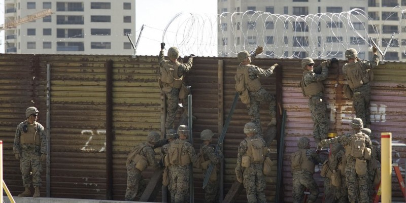 Imigrantes se instalaram na região de Playas de Tijuama, e nos próximoas dias, pensam em pedir asilo em El Chaparral