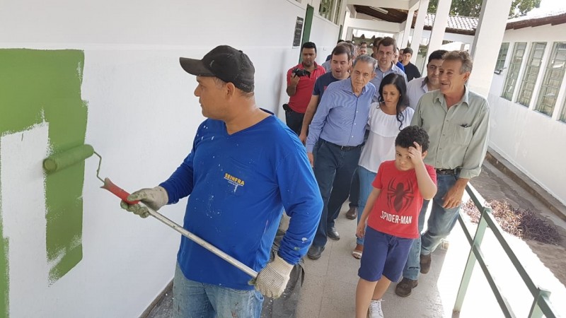 O prefeito Iris Rezende participou dos dias do evento (Foto: Divulgação)