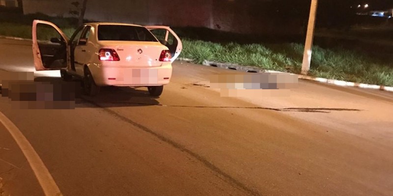 Carro roubado de motorista de aplicativo foi identificado pelos policiais (Foto: Divulgação) 