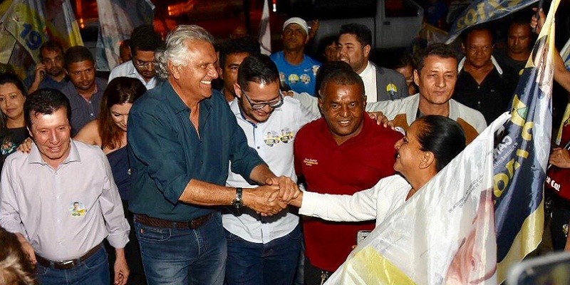 Caiado visitou ontem (19) a região Noroeste da capital. (Foto: Divulgação)