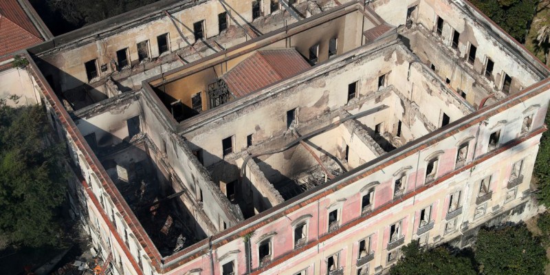 Museu Nacional pedirá repasse de R$ 56 milhões para reconstrução (Foto: Ricardo Moraes/Reuters/direitos reservados/Agência Brasil) 