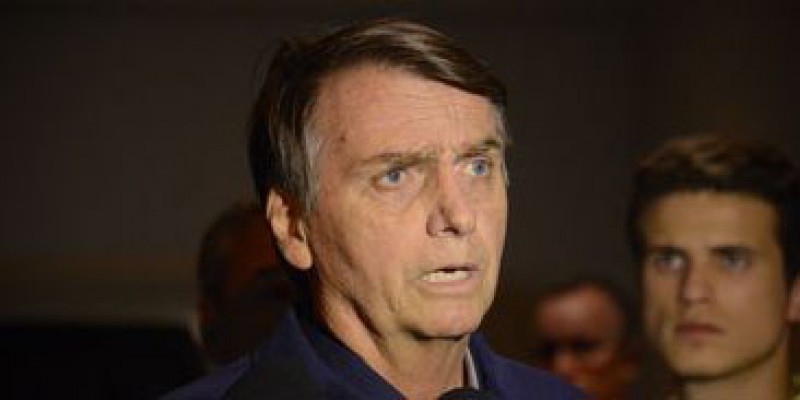 Bolsonaro grava programa eleitoral (Foto: Reprodução)