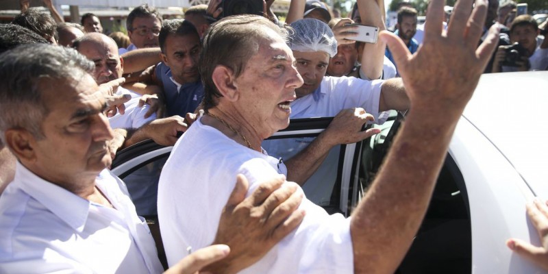 João de Deus se apresentou espontaneamente neste domingo, em Abadiânia (Foto: Divulgação/Marcelo Camargo/Agência Brasil) 