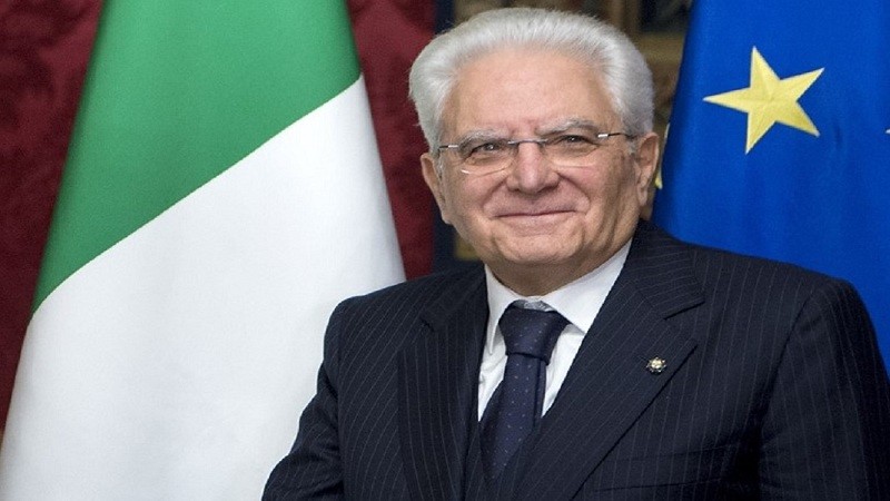 Presidente da República Italiana, Sergio Mattarella. Foto: DR