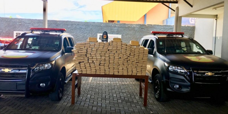 Polícia Militar apreende mais de 200 Kg de maconha na Capital (Foto: Divulgação) 