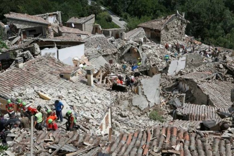 Imagem Ilustrando a Notícia: Novo terremoto de 4,8 graus atinge centro da Itália