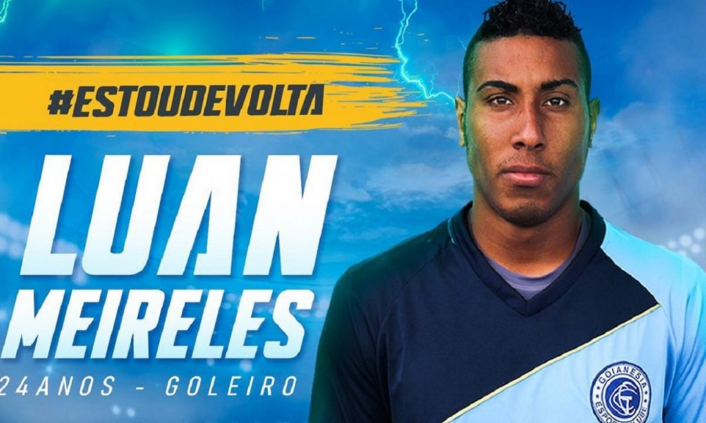 Imagem Ilustrando a Notícia: Goianésia oficializa a contratação do goleiro Luan Meirelles
