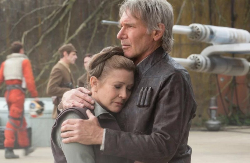 Imagem Ilustrando a Notícia: Harrison Ford se despede de Carrie Fisher: “Ela era única!”