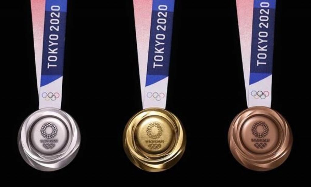 Imagem Ilustrando a Notícia: Desenho das medalhas de Tóquio é revelado