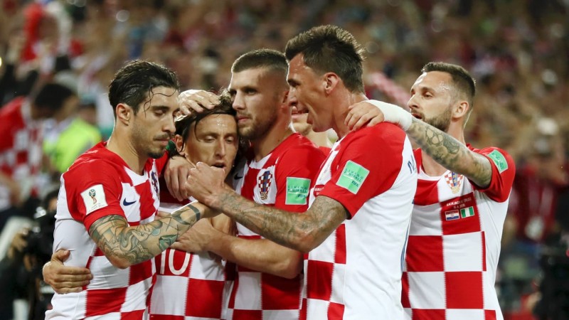 Imagem Ilustrando a Notícia: Modrić marca de pênalti e Croácia vence a Nigéria por 2 a 0