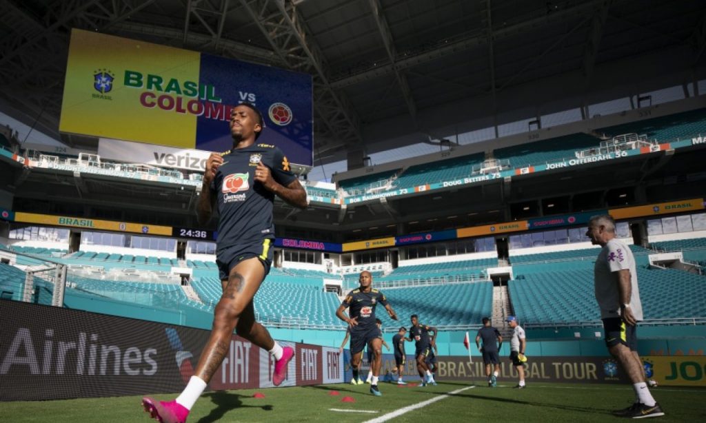 Imagem Ilustrando a Notícia: Brasil vai treinar nos EUA durante preparação para a Copa América