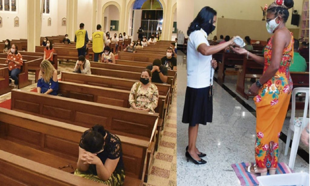 Imagem Ilustrando a Notícia: Missas e cultos diários são liberadas com 50% de público, em Goiânia