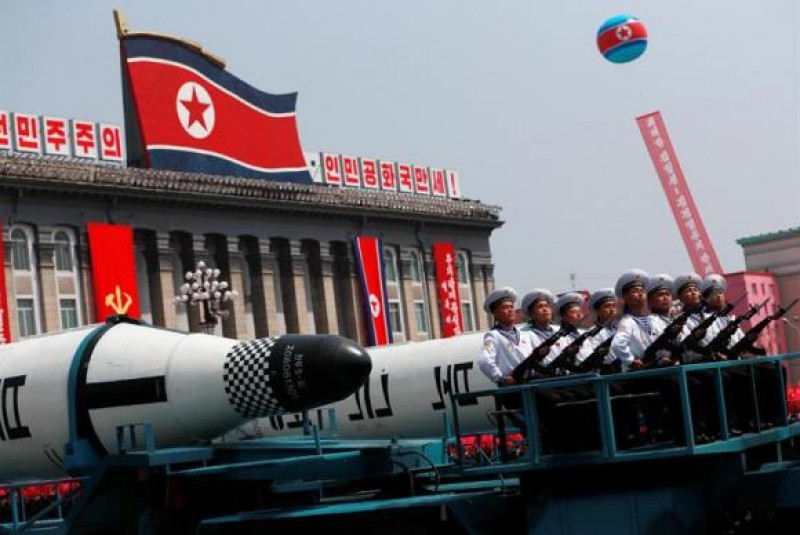 Imagem Ilustrando a Notícia: Coreia do Norte pronta para guerra com armas nucleares