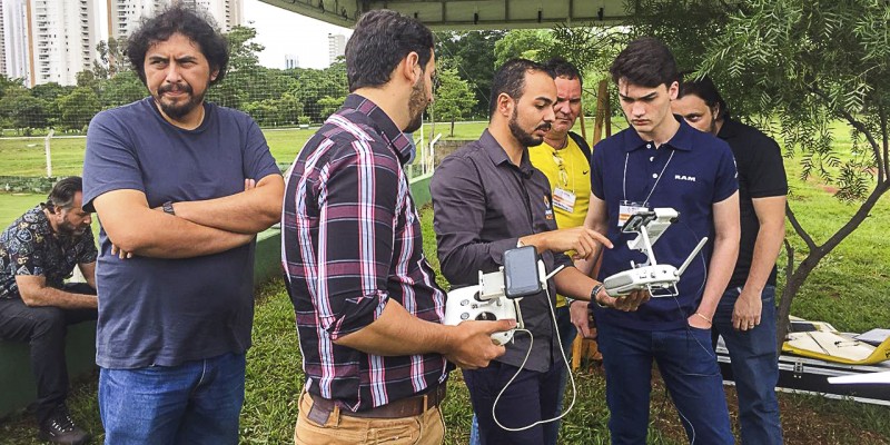 Imagem Ilustrando a Notícia: Primeiro curso de Precisão com Drones é realizado em Goiânia
